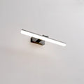 Rectangle 1-Light Black Metal Vanity Light for Bathroom