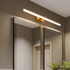 Rectangle 1-Light Black Metal Vanity Light for Bathroom