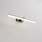 Rectangle 1-Light Black Metal Vanity Light for Bathroom