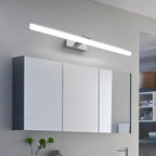 Rectangle 1-Light Black Metal Vanity Light for Bathroom