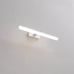 Rectangle 1-Light Black Metal Vanity Light for Bathroom