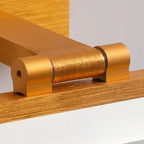 Rectangle 1-Light Black Metal Vanity Light for Bathroom