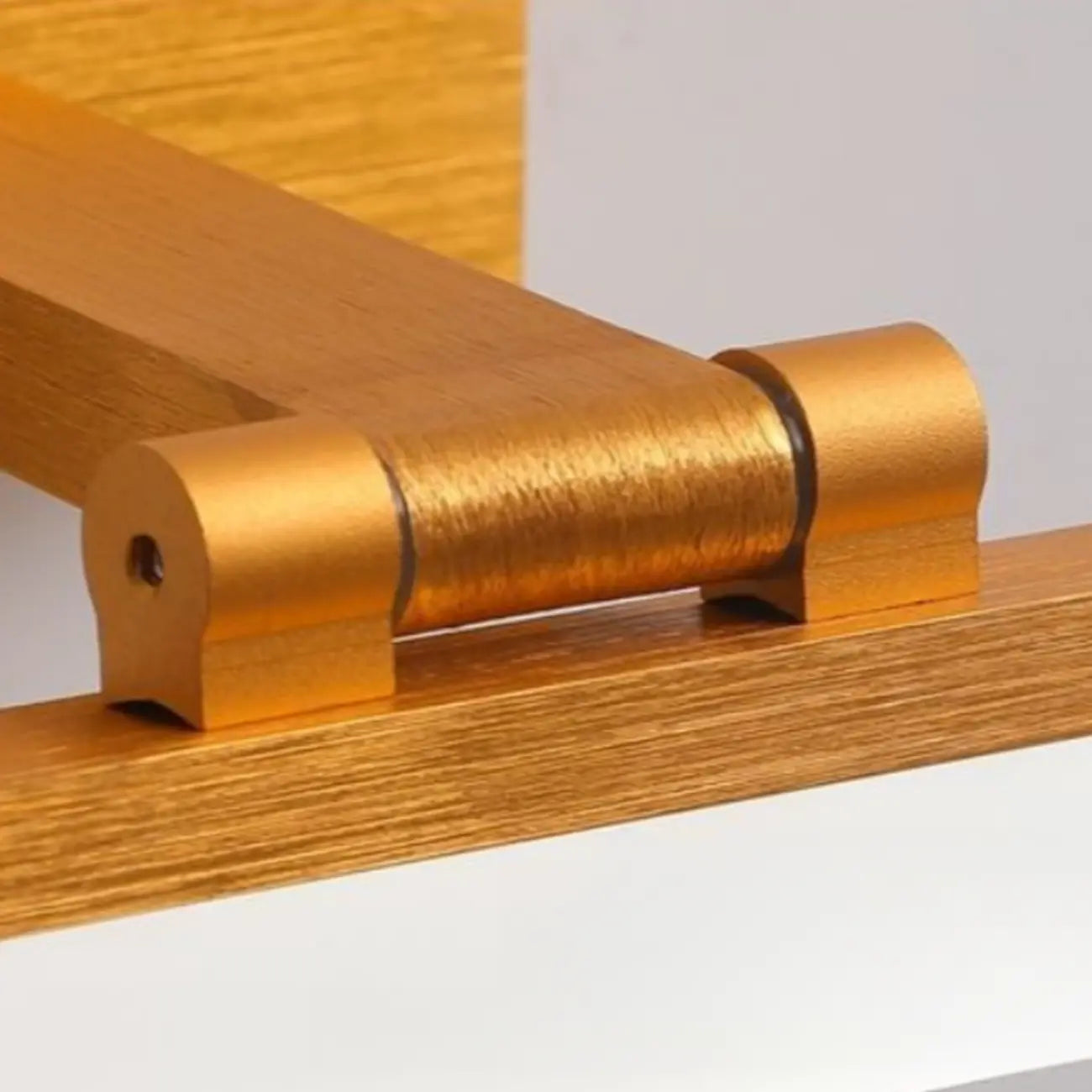 Rectangle 1-Light Black Metal Vanity Light for Bathroom