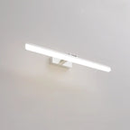 Rectangle 1-Light Black Metal Vanity Light for Bathroom