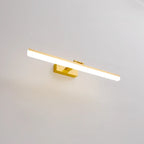 Rectangle 1-Light Black Metal Vanity Light for Bathroom