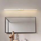 Minimalistic Long Linear LED Vanity Light with Natural Light