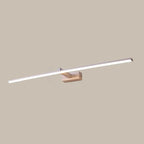Minimalistic Long Linear LED Vanity Light with Natural Light