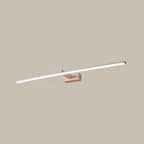 Minimalistic Long Linear LED Vanity Light with Natural Light