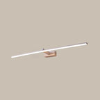 Minimalistic Long Linear LED Vanity Light with Natural Light