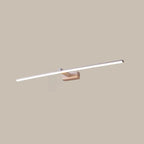 Minimalistic Long Linear LED Vanity Light with Natural Light