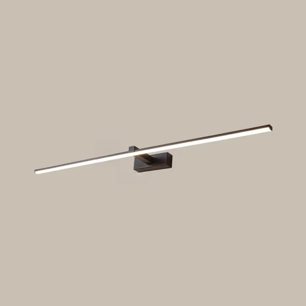 Minimalistic Long Linear LED Vanity Light with Natural Light