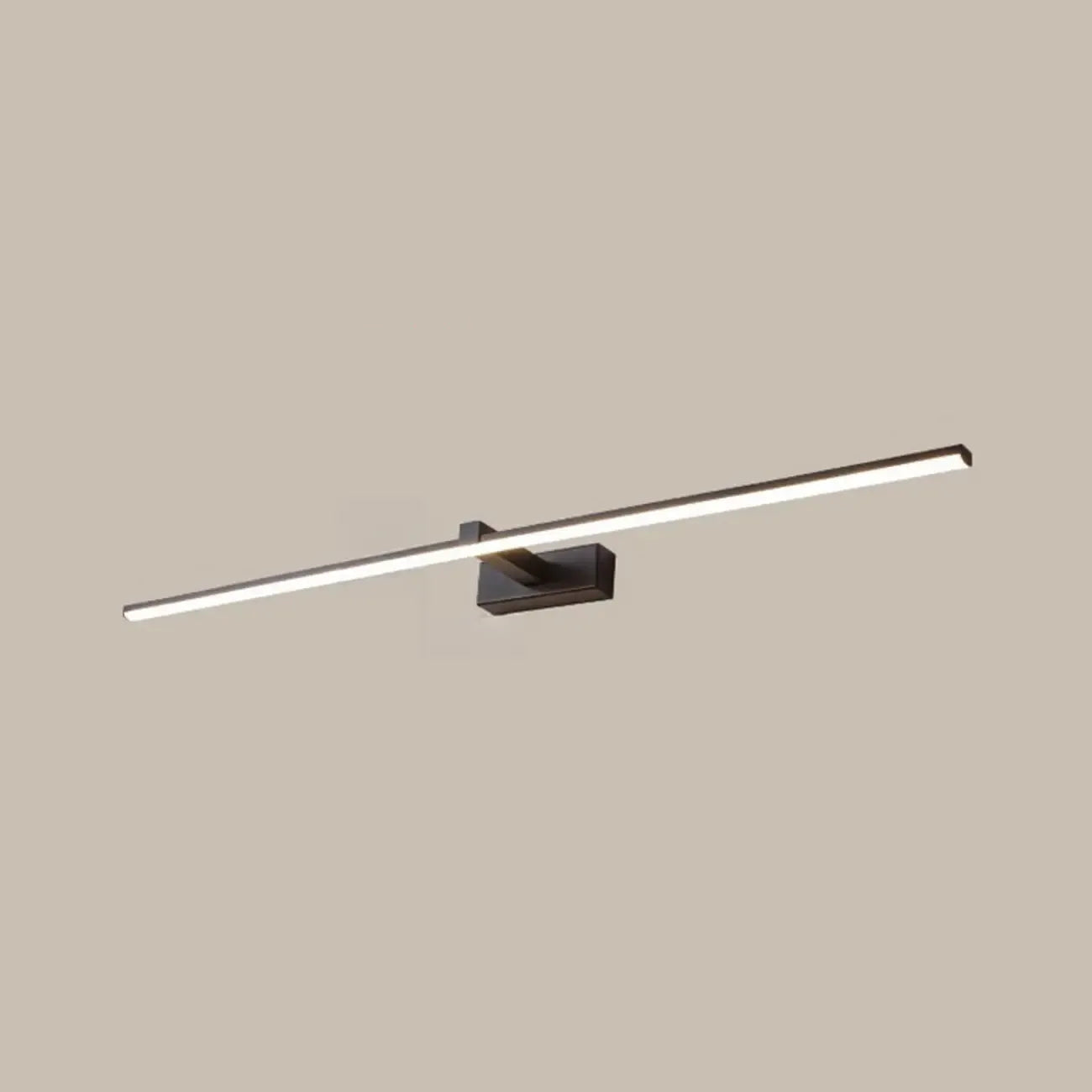 Minimalistic Long Linear LED Vanity Light with Natural Light