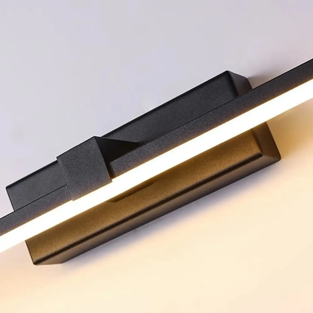 Minimalistic Long Linear LED Vanity Light with Natural Light