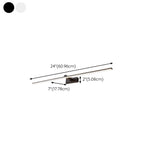 Minimalistic Long Linear LED Vanity Light with Natural Light