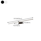 Minimalistic Long Linear LED Vanity Light with Natural Light