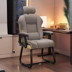 Yellow High-Back Leather Ergonomic Executive Chair