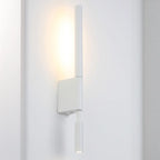 Mini Geometric White 2-Light Wall Sconce with LED for Indoor