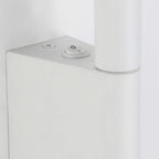 Mini Geometric White 2-Light Wall Sconce with LED for Indoor