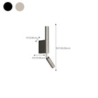 Mini Geometric White 2-Light Wall Sconce with LED for Indoor