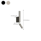 Mini Geometric White 2-Light Wall Sconce with LED for Indoor