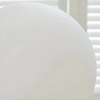 Modern Vertical Black LED Globe Floor Lamp for Living Room