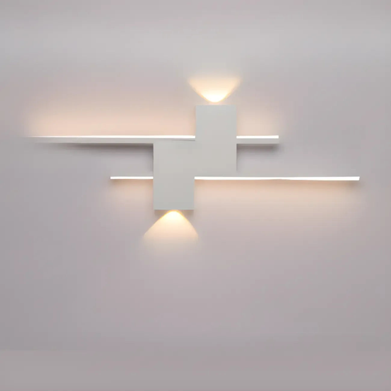 5-Light Modern Black Linear LED Wall Sconce for Bedroom