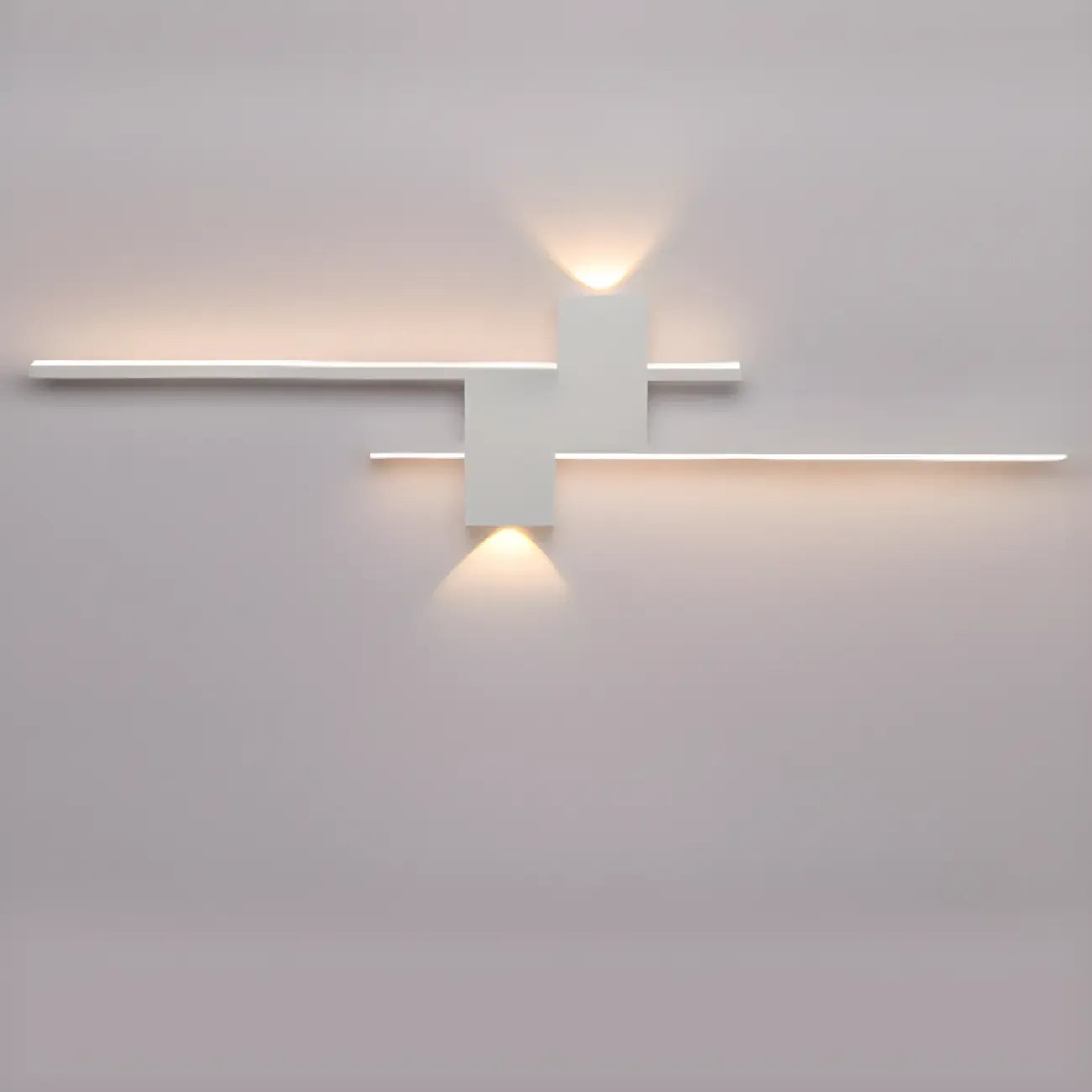 5-Light Modern Black Linear LED Wall Sconce for Bedroom