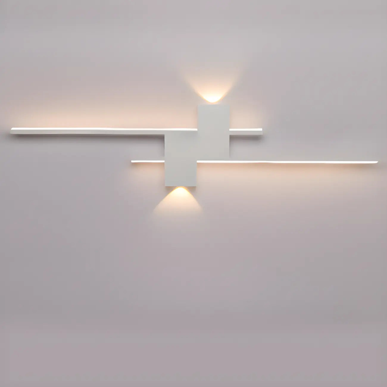 5-Light Modern Black Linear LED Wall Sconce for Bedroom