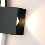 5-Light Modern Black Linear LED Wall Sconce for Bedroom