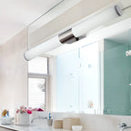 Contemporary Simple Cylinder White Vanity Light