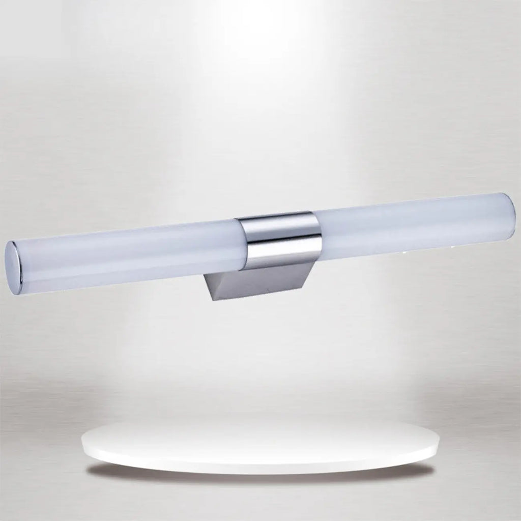 Contemporary Simple Cylinder White Vanity Light