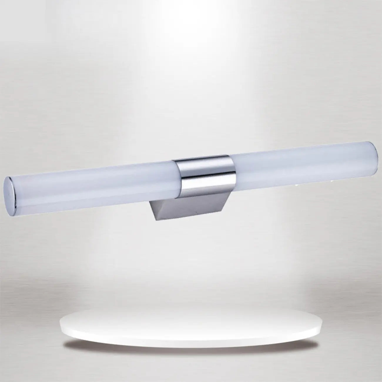 Contemporary Simple Cylinder White Vanity Light