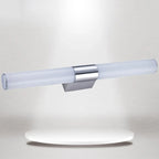 Contemporary Simple Cylinder White Vanity Light