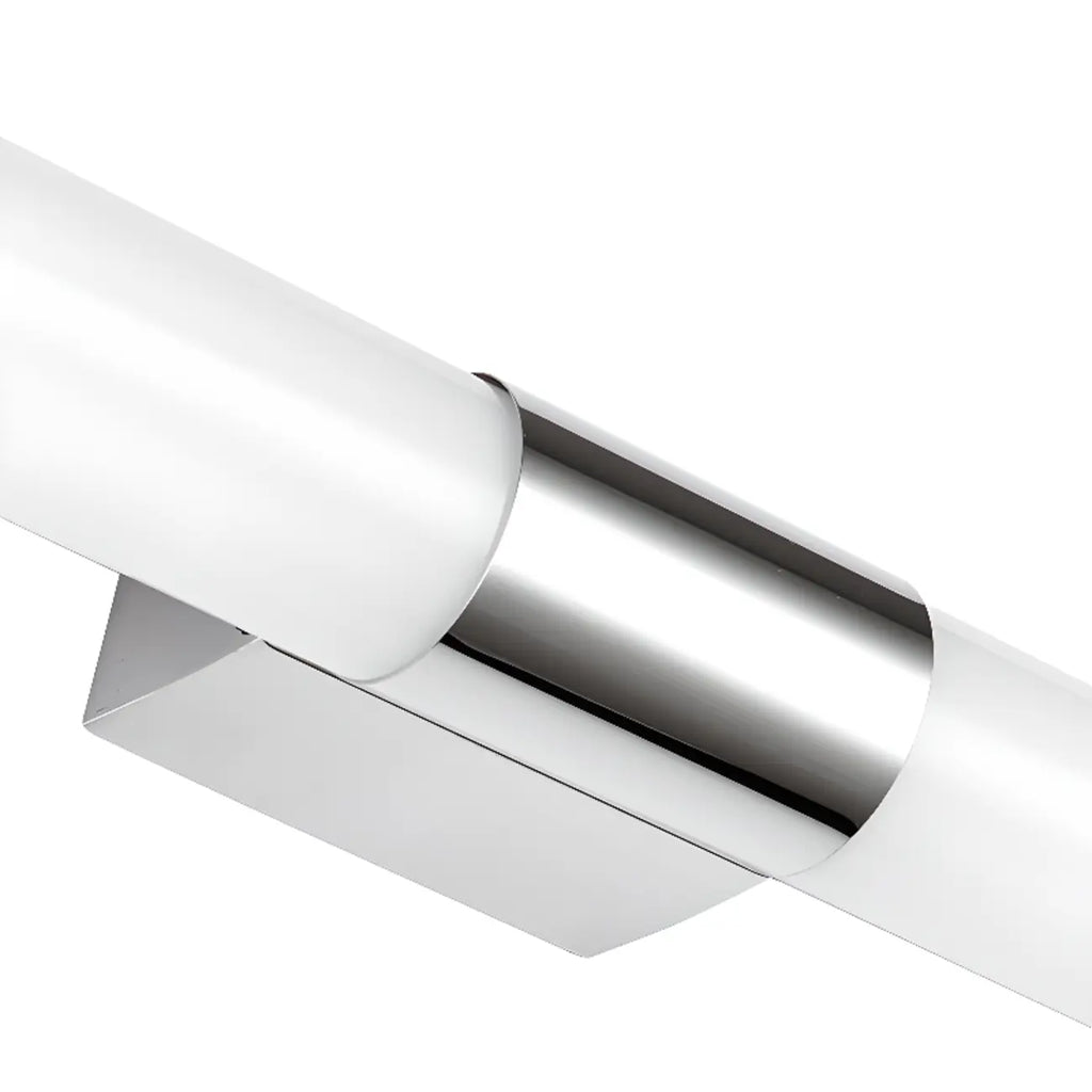 Contemporary Simple Cylinder White Vanity Light