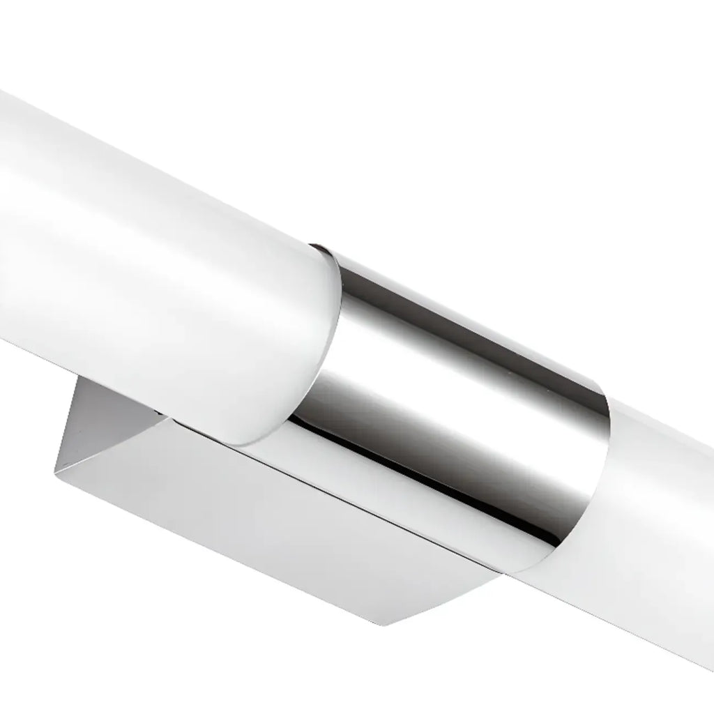 Contemporary Simple Cylinder White Vanity Light
