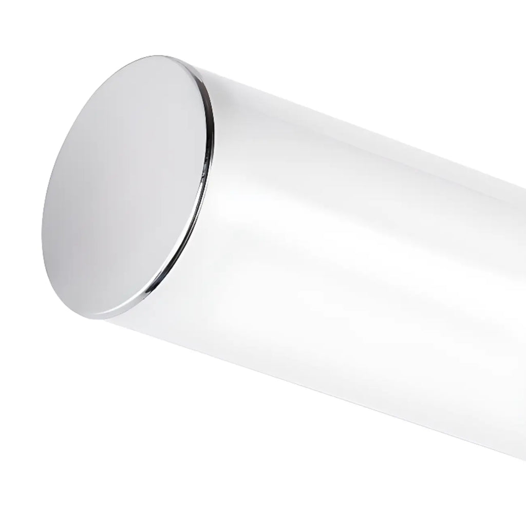 Contemporary Simple Cylinder White Vanity Light