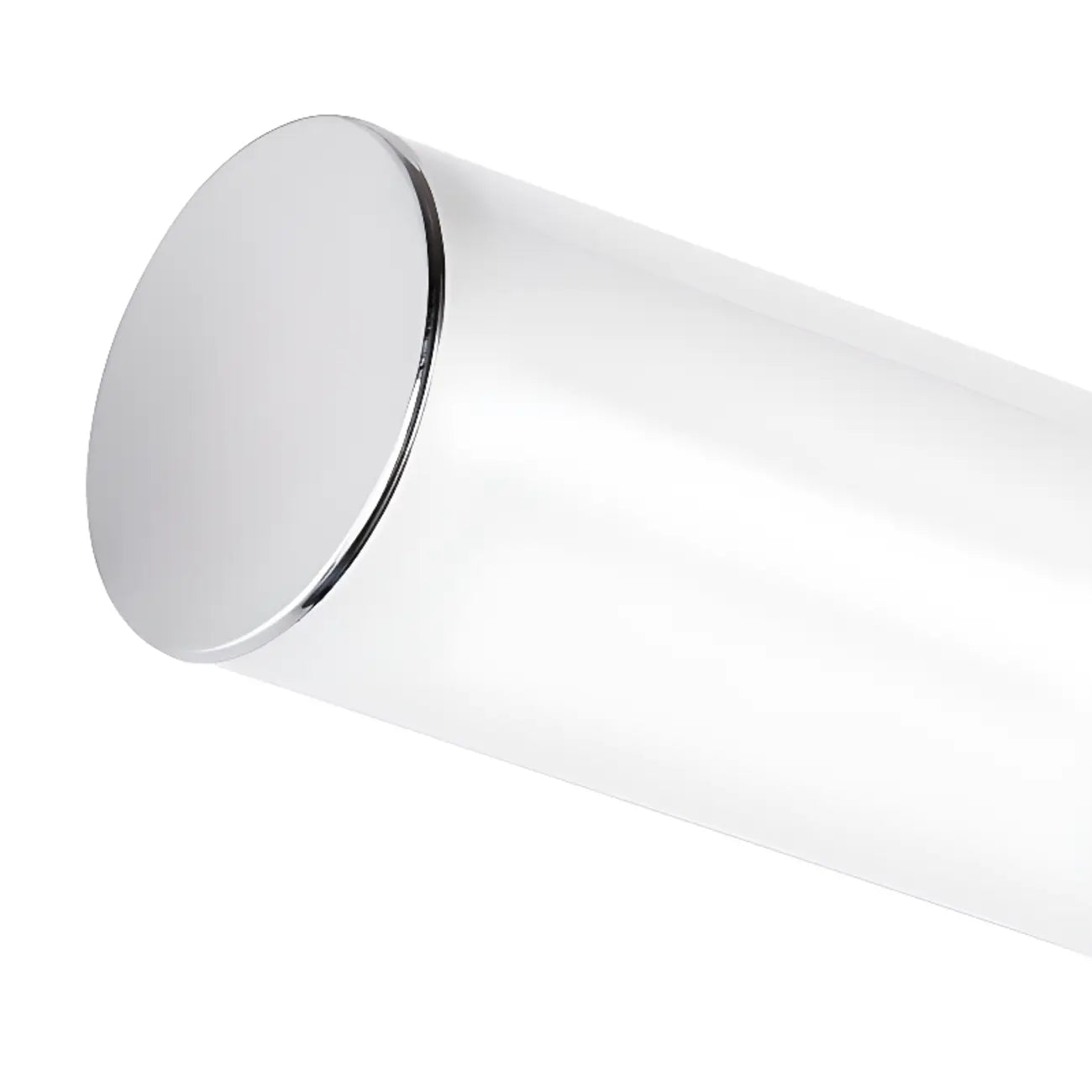 Contemporary Simple Cylinder White Vanity Light