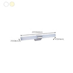 Contemporary Simple Cylinder White Vanity Light