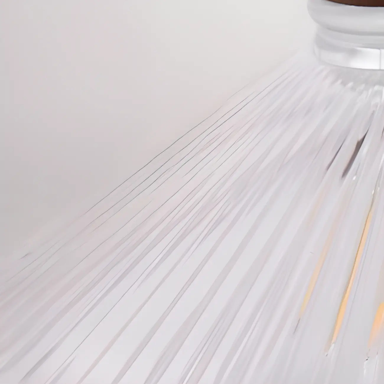 Elegant Geometrica LED Wood Glass Wall Sconce for Bedside