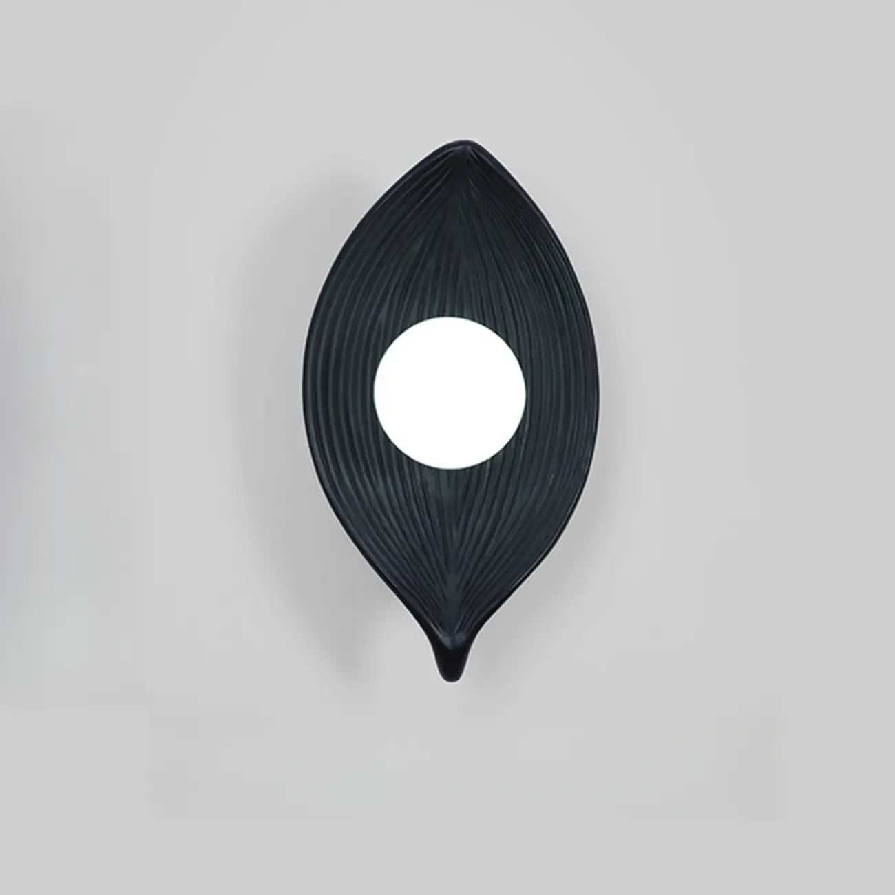 Chic Modern Mini Resin Leaf Wall Sconce for Bedroom Decor