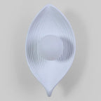 Chic Modern Mini Resin Leaf Wall Sconce for Bedroom Decor