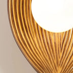 Chic Modern Mini Resin Leaf Wall Sconce for Bedroom Decor