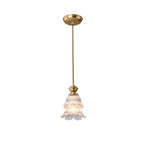 Indoor Clear Glass Pendant Lights Fixture with Adjustable Height