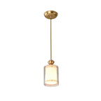 Indoor Clear Glass Pendant Lights Fixture with Adjustable Height