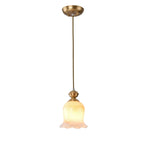 Indoor Clear Glass Pendant Lights Fixture with Adjustable Height