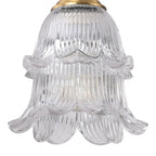 Indoor Clear Glass Pendant Lights Fixture with Adjustable Height