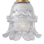 Indoor Clear Glass Pendant Lights Fixture with Adjustable Height