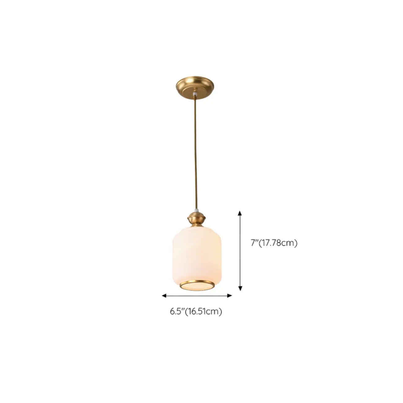 Indoor Clear Glass Pendant Lights Fixture with Adjustable Height