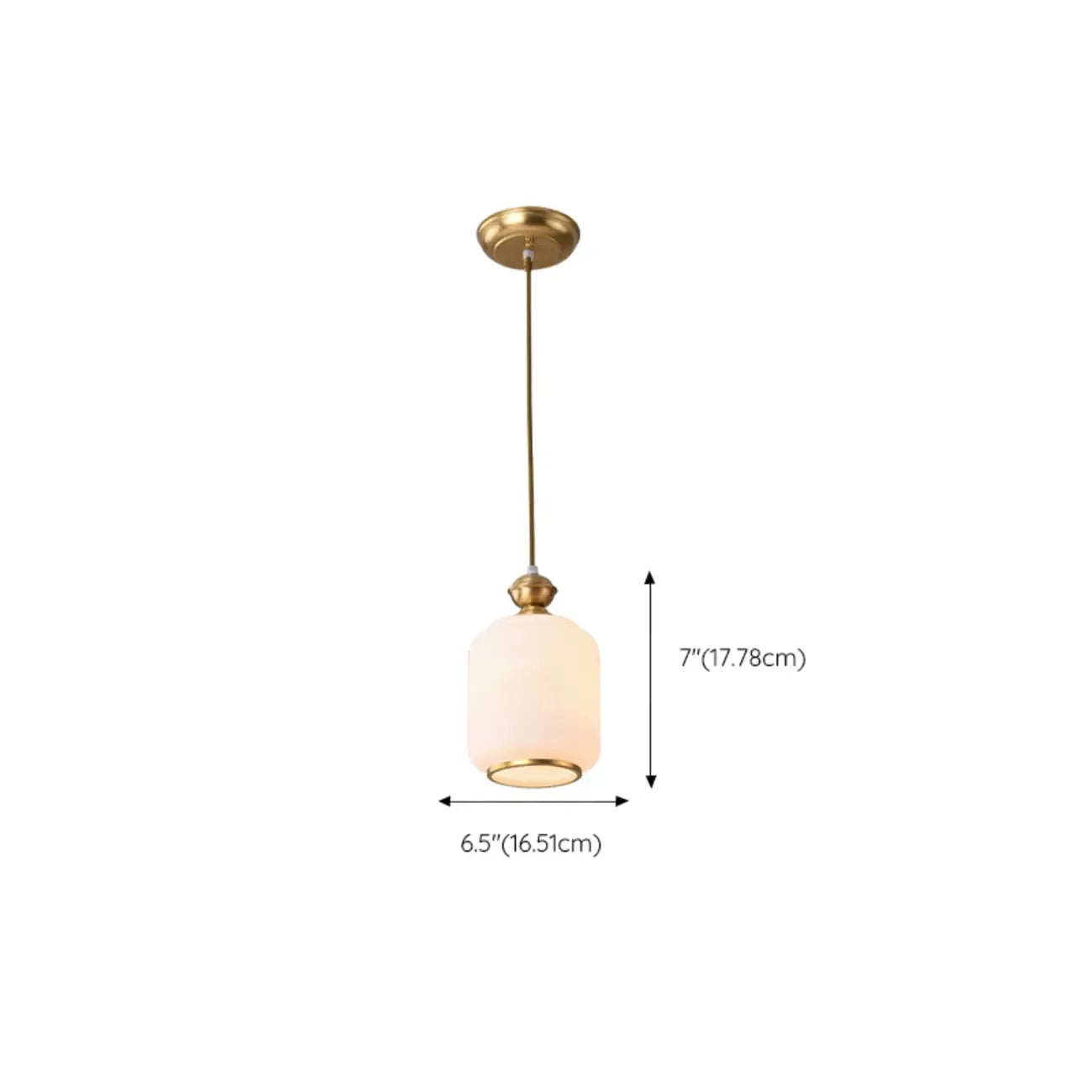 Indoor Clear Glass Pendant Lights Fixture with Adjustable Height