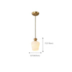 Indoor Clear Glass Pendant Lights Fixture with Adjustable Height